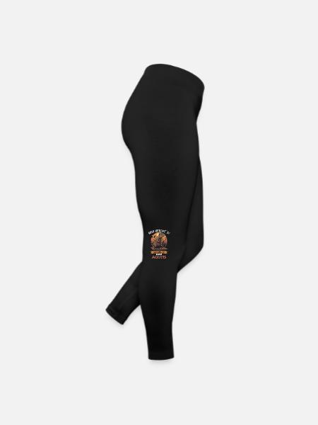 Agouti Agutis Aguti - Frauen Jersey Leggings - Schwarz - Rechts