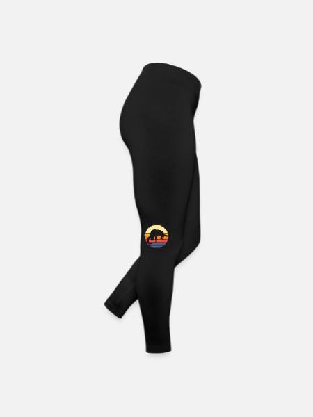 Capoeira - Legging en jersey Femme - noir - Droite