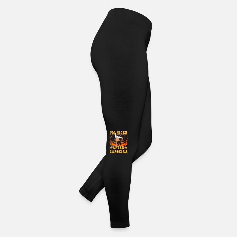 Ich bin netter nach Capoeira Frauen Jersey Leggings