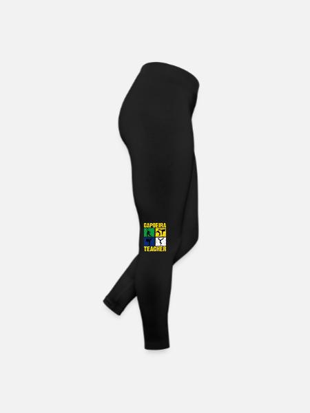 Professeur de capoeira - Legging en jersey Femme - noir - Droite