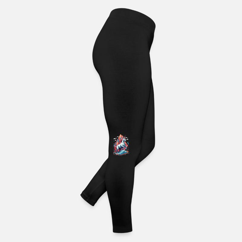 Lustige Einhörner Leuchtende Farben Einhorn Frauen Jersey Leggings