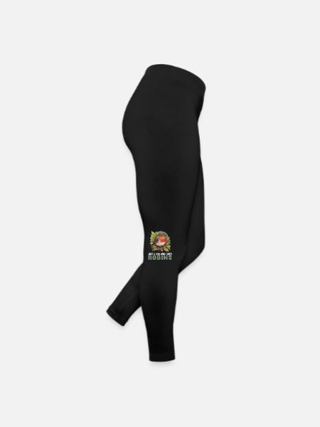 Robin Rotkehlchen - Women’s Jersey Leggings - black - Right