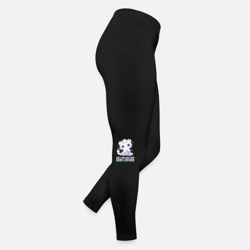Léopard des neiges Schneeleoparden Schneeleopard Legging en jersey Femme
