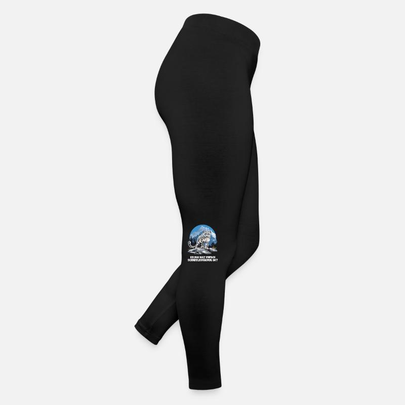 Léopard des neiges Schneeleoparden Schneeleopard Legging en jersey Femme
