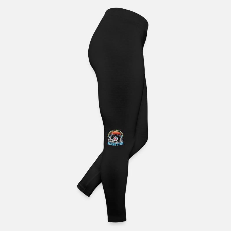 Les disques vinyles soutiennent votre collectionneur de disques local Legging en jersey Femme
