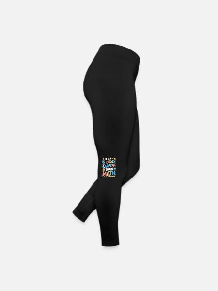 It's a good day for math teachers - Women’s Jersey Leggings - black - Right