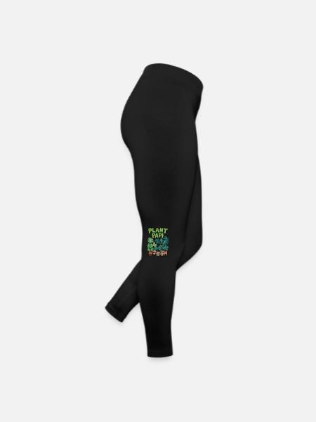Plant Papi - Design élégant pour les amoureux des plantes - Legging en jersey Femme - noir - Droite