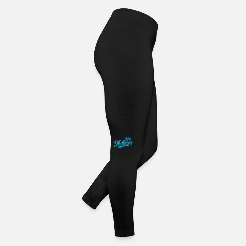 Majorque souvenir palmiers design sensation de plage Legging en jersey Femme