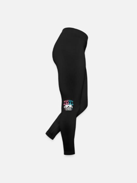 Pink or blue daddy loves you - Women’s Jersey Leggings - black - Right