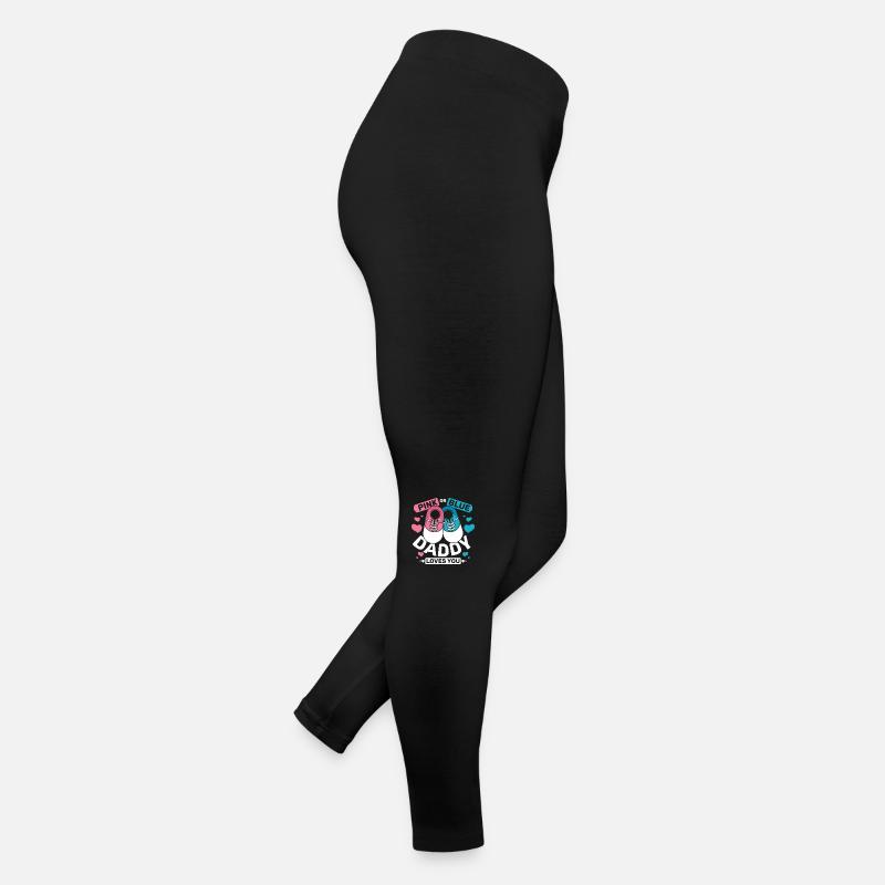 Papa rose ou bleu t’aime Legging en jersey Femme