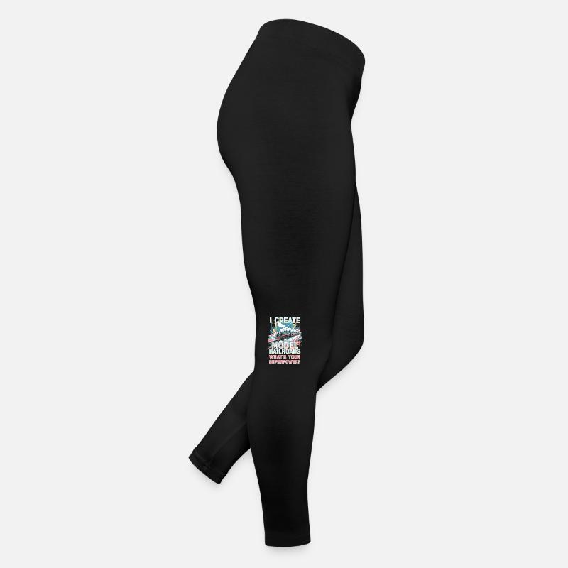 I Create Model Railroads Superpower Women’s Jersey Leggings