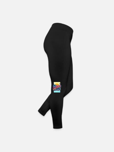 Summer - Women’s Jersey Leggings - black - Right