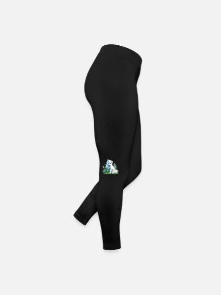 Arctic Fox Polarfüchse Polarfuchs - Women’s Jersey Leggings - black - Right