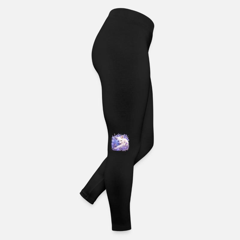 Renard arctique Polarfüchse Polarfuchs Legging en jersey Femme