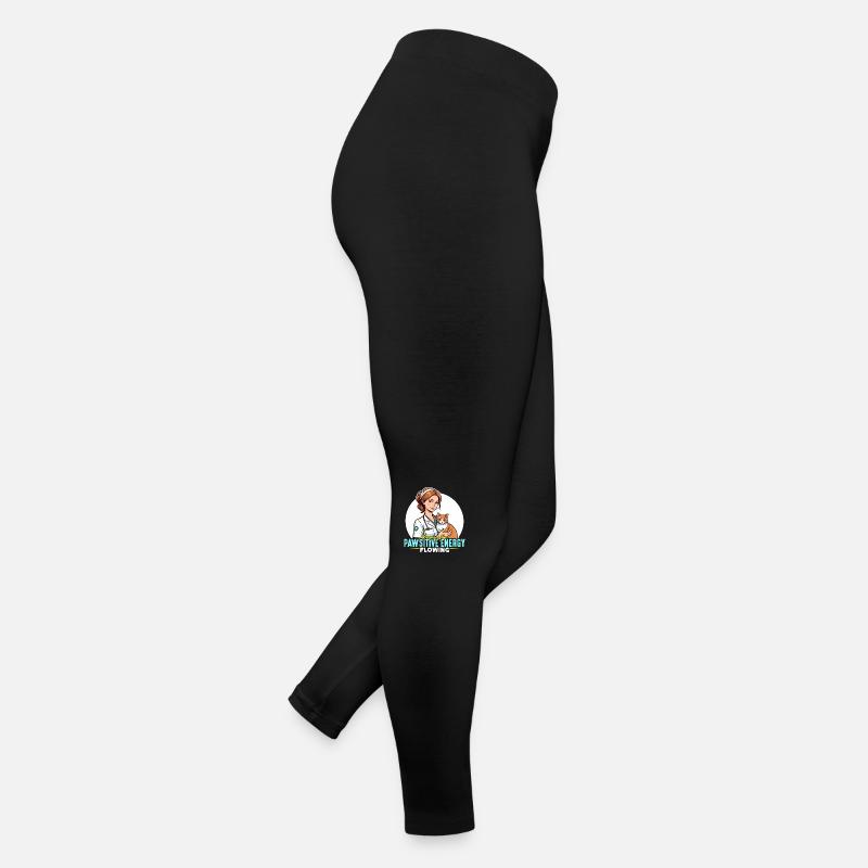 Veterinary Nurse Keeping The Pawsitive Vet Nursing Frauen Jersey Leggings
