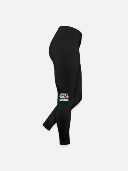 Vet Med Where Paws Meet Science Veterinary Clinic - Women’s Jersey Leggings - black - Right