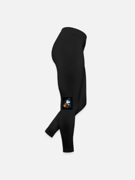 Cadeau d’Halloween Femmes Hommes Enfants Décoration - Legging en jersey Femme - noir - Droite