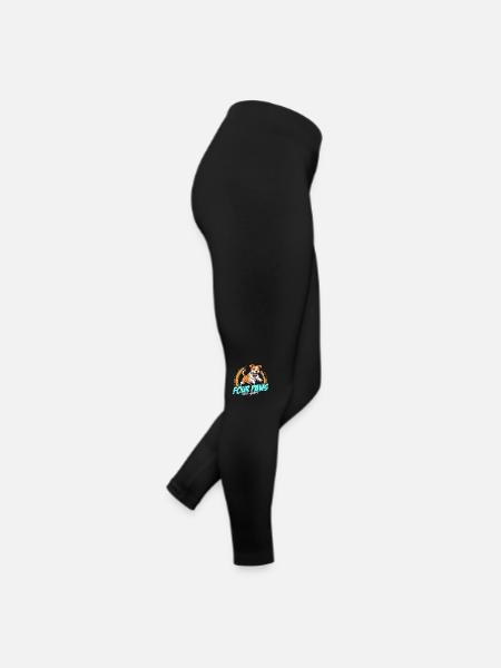 Dog Agility Training Four Paws One Goal Dog Owner - Women’s Jersey Leggings - black - Right