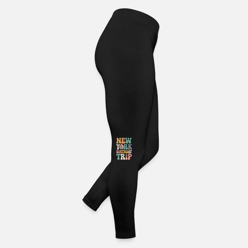 New York Geburtstag Reise Frauen Jersey Leggings