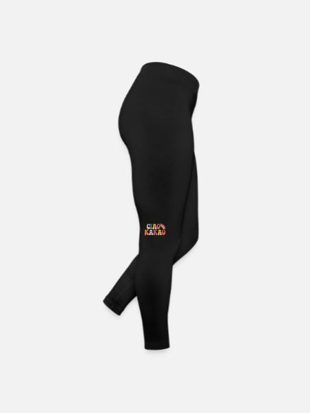 Ciao Kakao - Frauen Jersey Leggings - Schwarz - Rechts