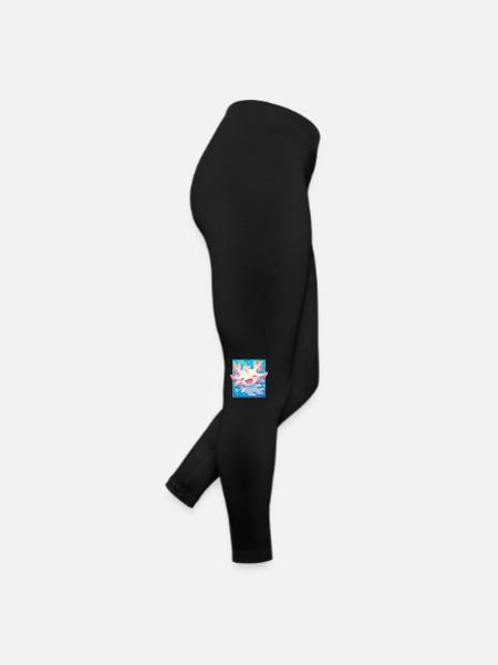 Axolotls Axolotl - Women’s Jersey Leggings - black - Right