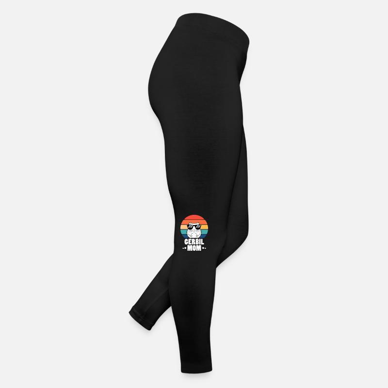 Gerbil Saying Gerbil Mom Funny Gerbil Gift Women’s Jersey Leggings