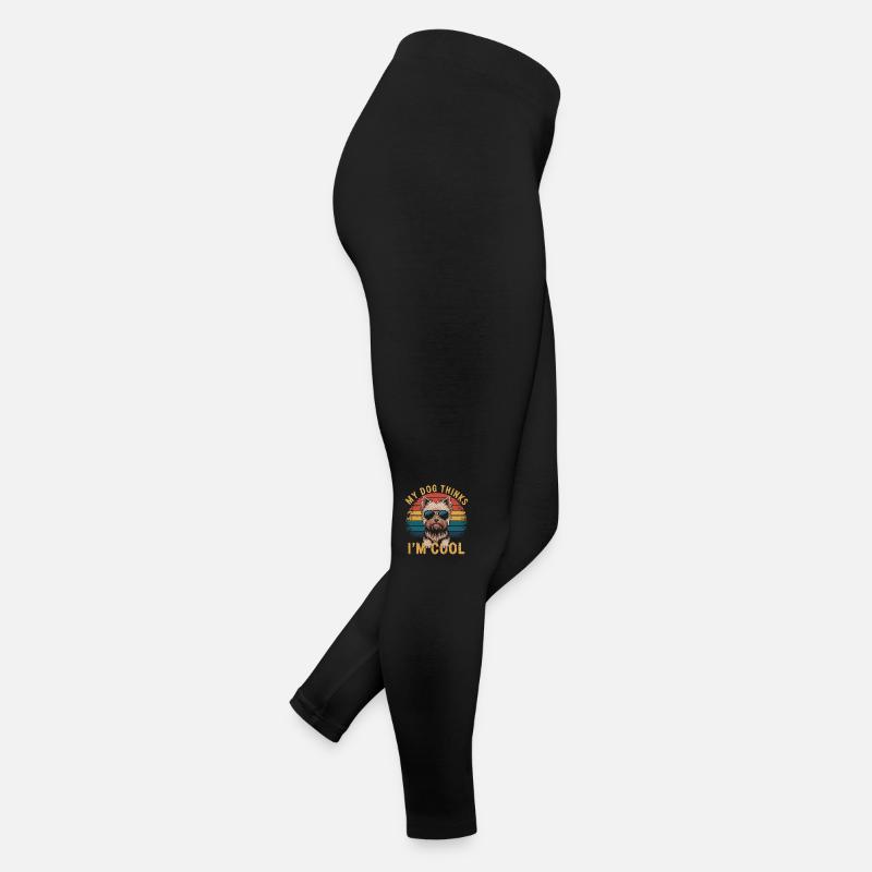 Yorkshire Terrier Yorkie Propriétaire de chien Cool Legging en jersey Femme