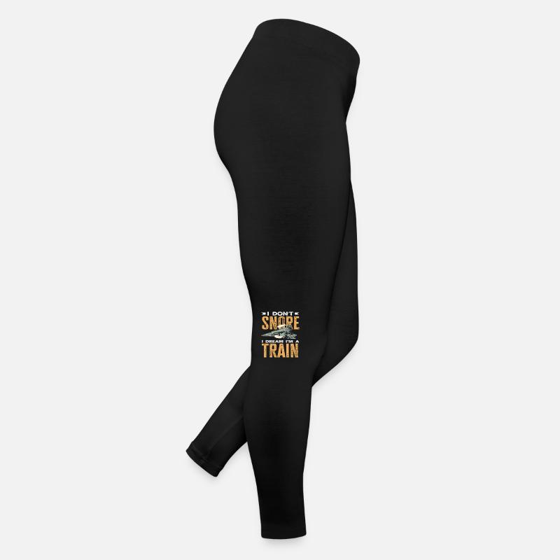 Je ne ronfle pas, je rêve de trains Legging en jersey Femme