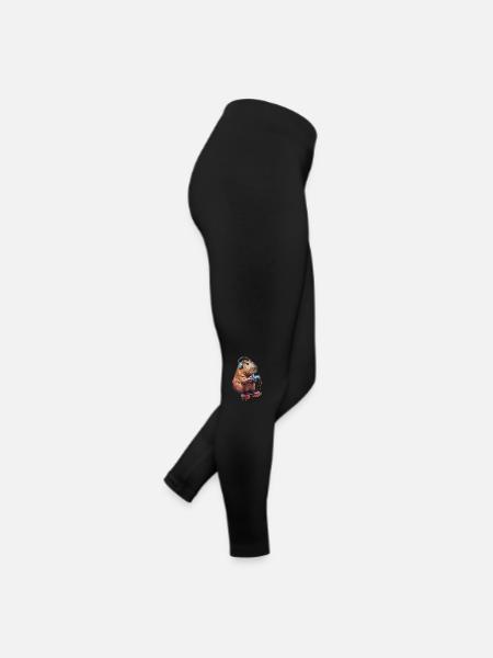 Capybara - Women’s Jersey Leggings - black - Right
