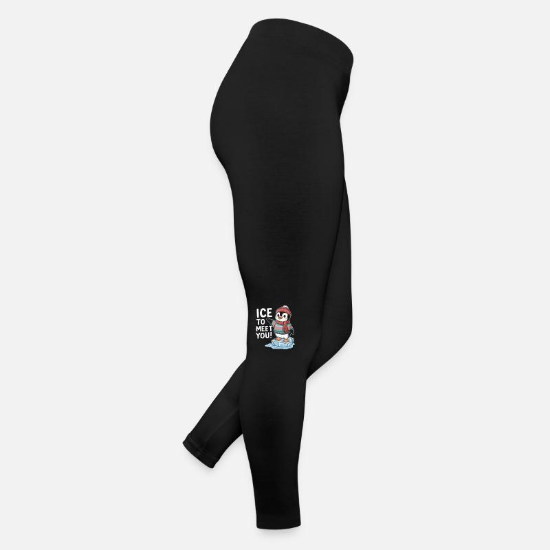 Penguin Illustration Women’s Jersey Leggings