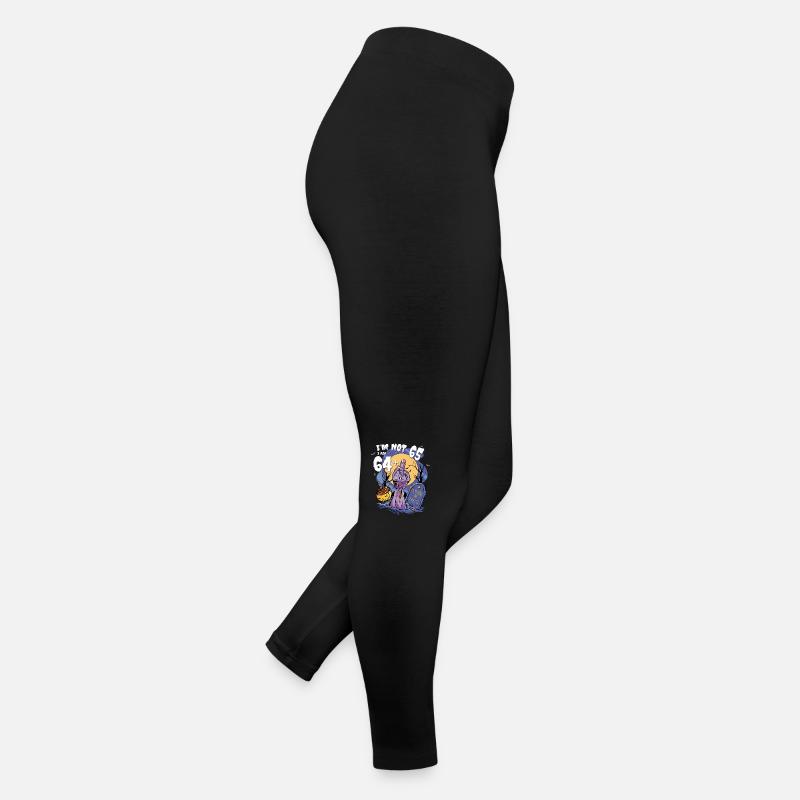 65 et Creepy Cool - 64 + Zombie Finger Birthday Legging en jersey Femme