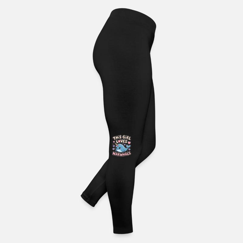 Narwal Spruch Narwale Lustiges Narwal Geschenk Frauen Jersey Leggings