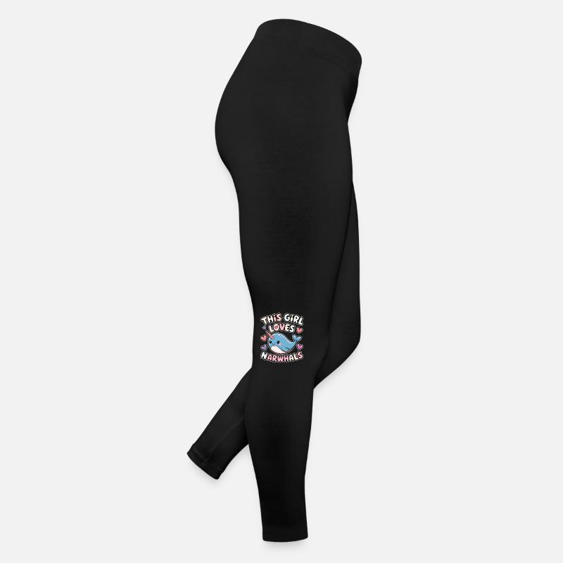 Narwal Spruch Narwale Lustiges Narwal Geschenk Frauen Jersey Leggings