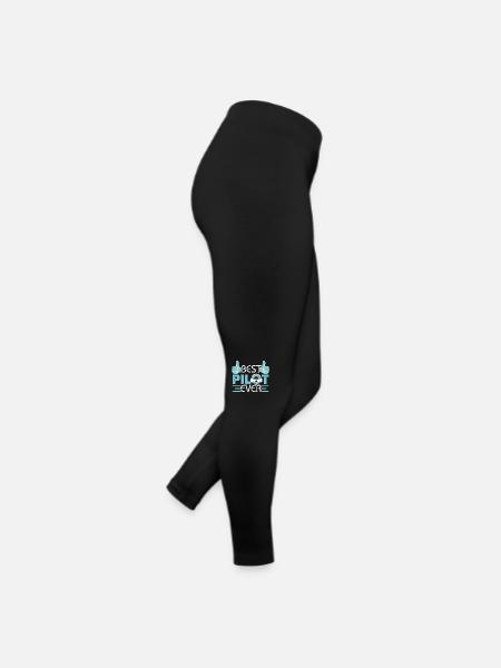 Best Pilot Ever - Women’s Jersey Leggings - black - Right