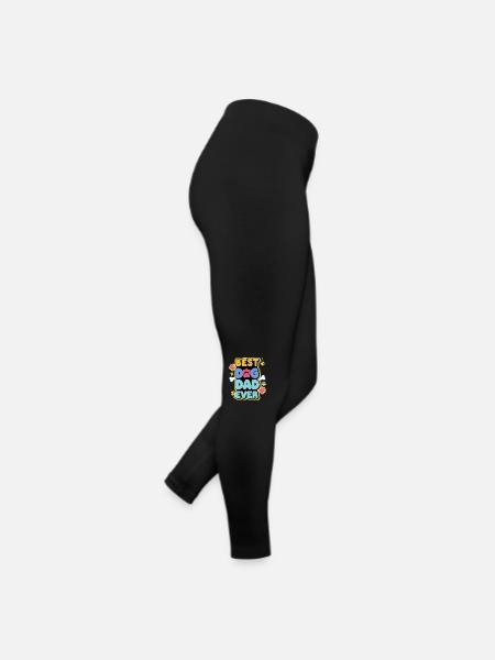 Best Dog Dad - Women’s Jersey Leggings - black - Right