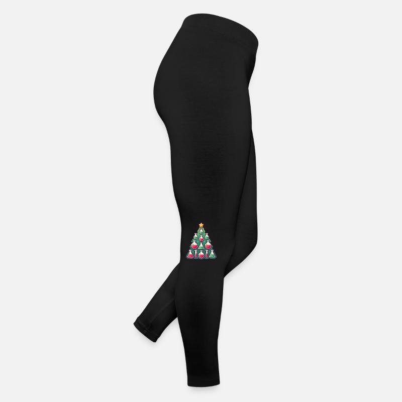 Chimie Conception d’arbre de Noël Legging en jersey Femme