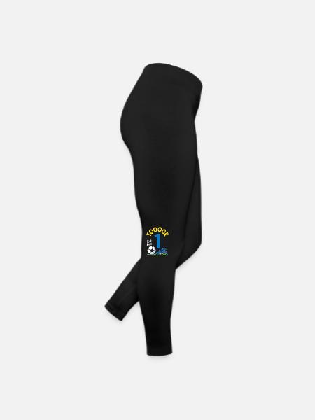 Goal Football I’m 1 Fête d’anniversaire des enfants - Legging en jersey Femme - noir - Droite