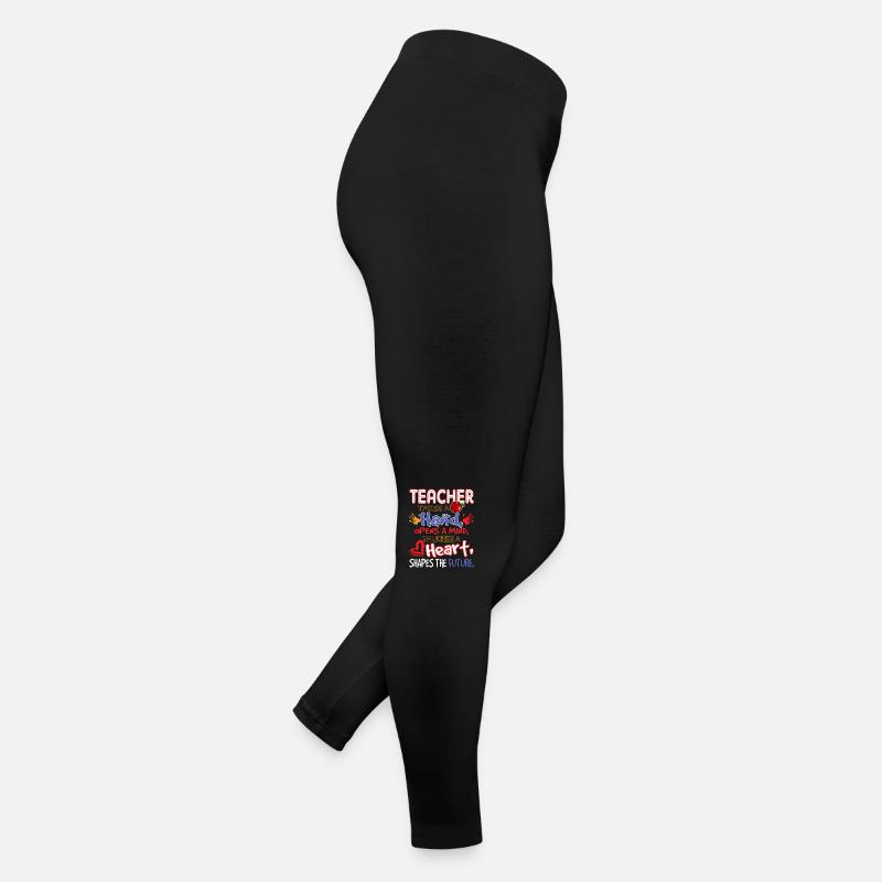 Teacher Takes A Hand Open A Mind Women’s Jersey Leggings