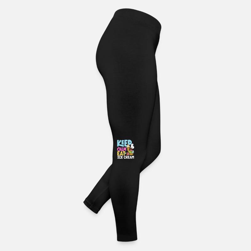 Amateurs de glaces : restez calme et mangez des glaces Legging en jersey Femme