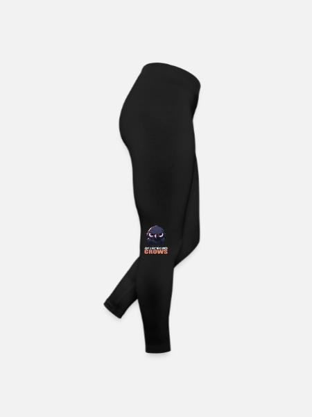 Corbeaux Corbeaux - Legging en jersey Femme - noir - Droite