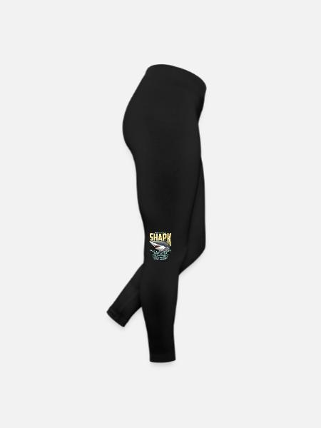 Conseils de chasse au requin d’une chasse aux fossiles de requin - Legging en jersey Femme - noir - Droite