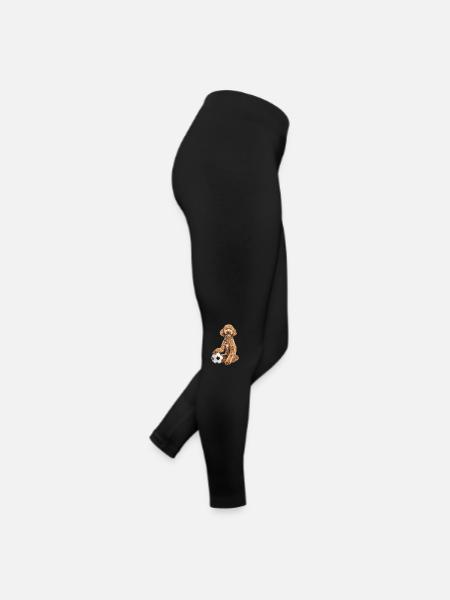 Poodle - Women’s Jersey Leggings - black - Right