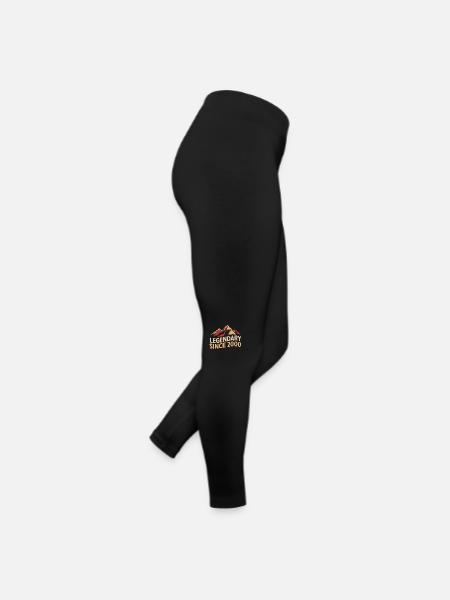 Legendary Since 2000 Wanderer Mountain Vintage - Women’s Jersey Leggings - black - Right