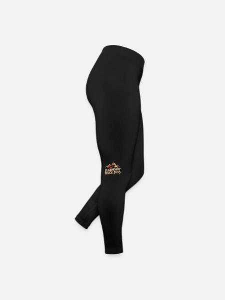 Legendär Seit 2005 Wanderer Berg Vintage - Frauen Jersey Leggings - Schwarz - Rechts