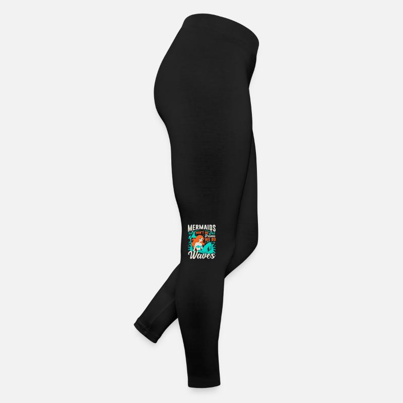 Les sirènes ne font pas de drame ; Nous faisons des vagues. Legging en jersey Femme