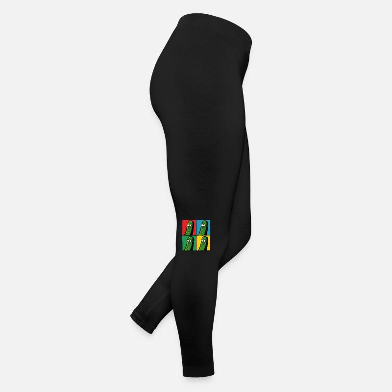 Cornichons amusants pour les végétaliens et les végétariens dans l’alimentation Legging en jersey Femme