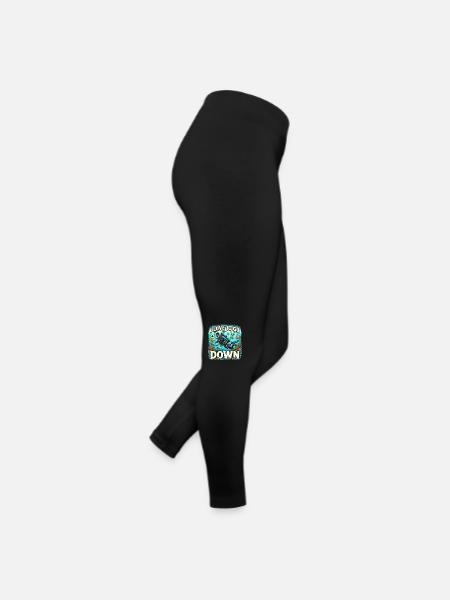 Ich liebe es, abzutauchen - Frauen Jersey Leggings - Schwarz - Rechts