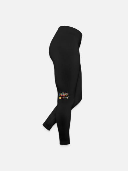 Kindergarten Rocks – Fun Design for Kids - Women’s Jersey Leggings - black - Right