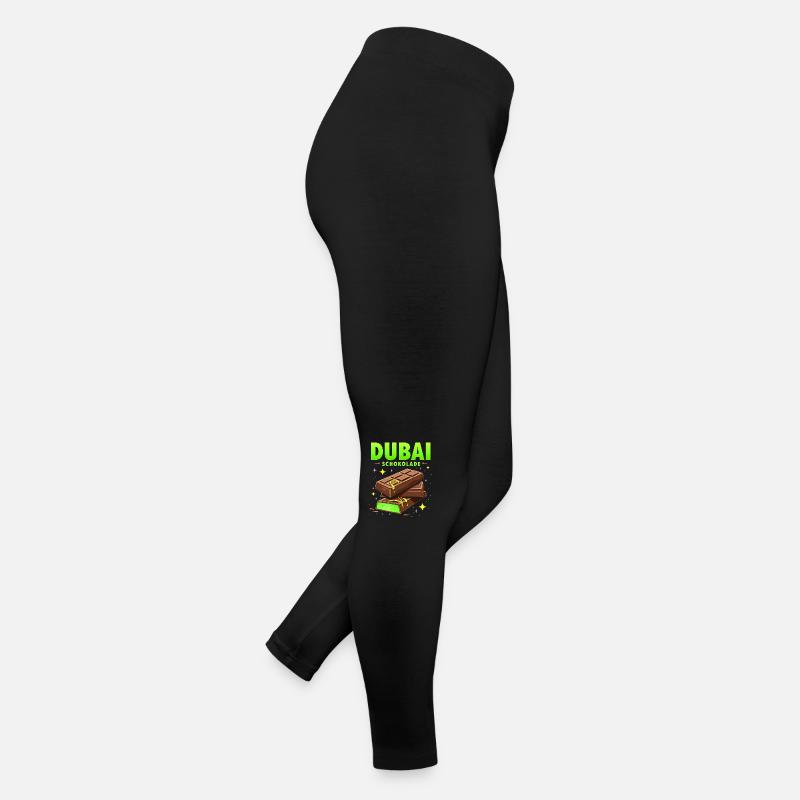 Dubai-Schokolade - Lustiger Spruch Frauen Jersey Leggings