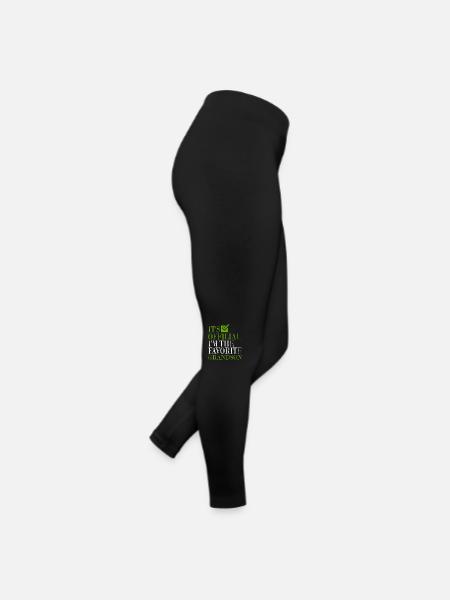 C'est officiel, je suis le petit-fils préféré - Legging en jersey Femme - noir - Droite